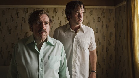 The Enfield Haunting Sky Living Episode 1 Timothy Spall as Maurice Grosse and Matthew Macfadyen as Guy Lyon Playfair Credit: Photograph by Nick Briggs