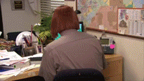 The office gif Dwight