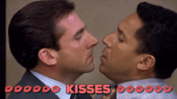 The office kiss