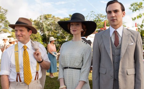MASTERPIECE Indian Summers Sundays, September 27 - November 22, 2015 at 9pm ET Part Three Sunday, October 11, 2015 at 9pm ETSooni gets into trouble. Witness tampering runs riot. Ramu confronts Armitage at the annualfair. Dougie confesses to Sarah. Shown from left to right: Rick Warden as Ronnie, Olivia Grant as Madeleine, and Henry Lloyd-Hughes as Ralph (C) New Pictures and Channel 4 for MASTERPIECE in association with All3Media International This image may be used only in the direct promotion of MASTERPIECE. No other rights are granted. All rights are reserved. Editorial use only.